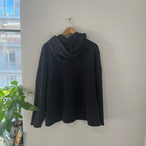 Gap Black Full Zip Hooded Sweatshirt Size XXL - Picture 4 of 6